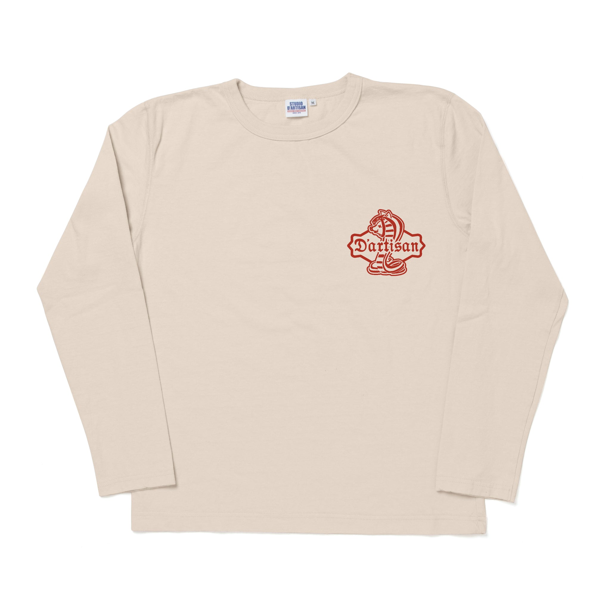 Studio D'Artisan "Cobra" Logo Print L/S Tee