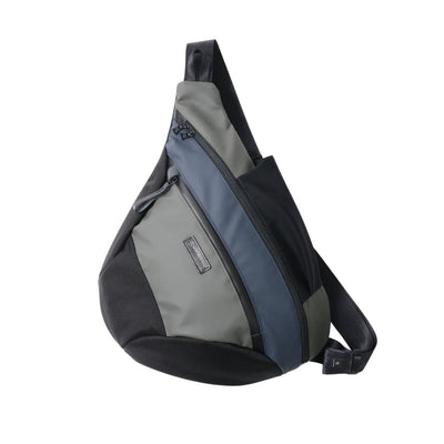Master-piece "Slick" Wide Sling Bag - Okayama Denim