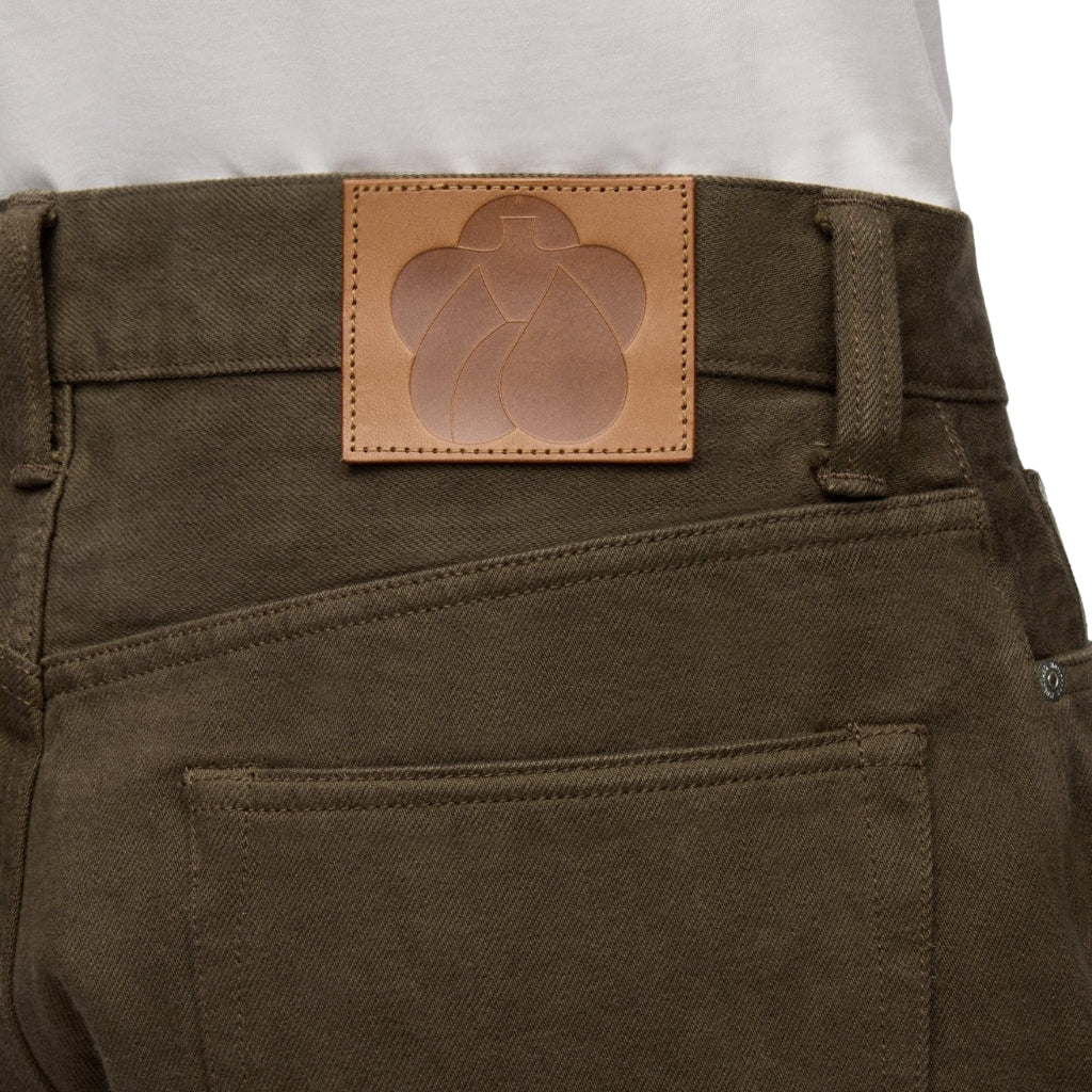 Momotaro Moss Dyed Selvedge Jeans (Regular Straight) - Okayama Denim