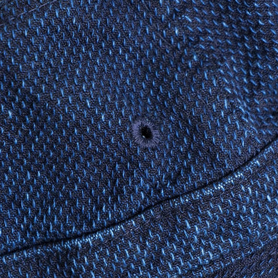 Soundman Indigo Sashiko Bucket Hat - Okayama Denim