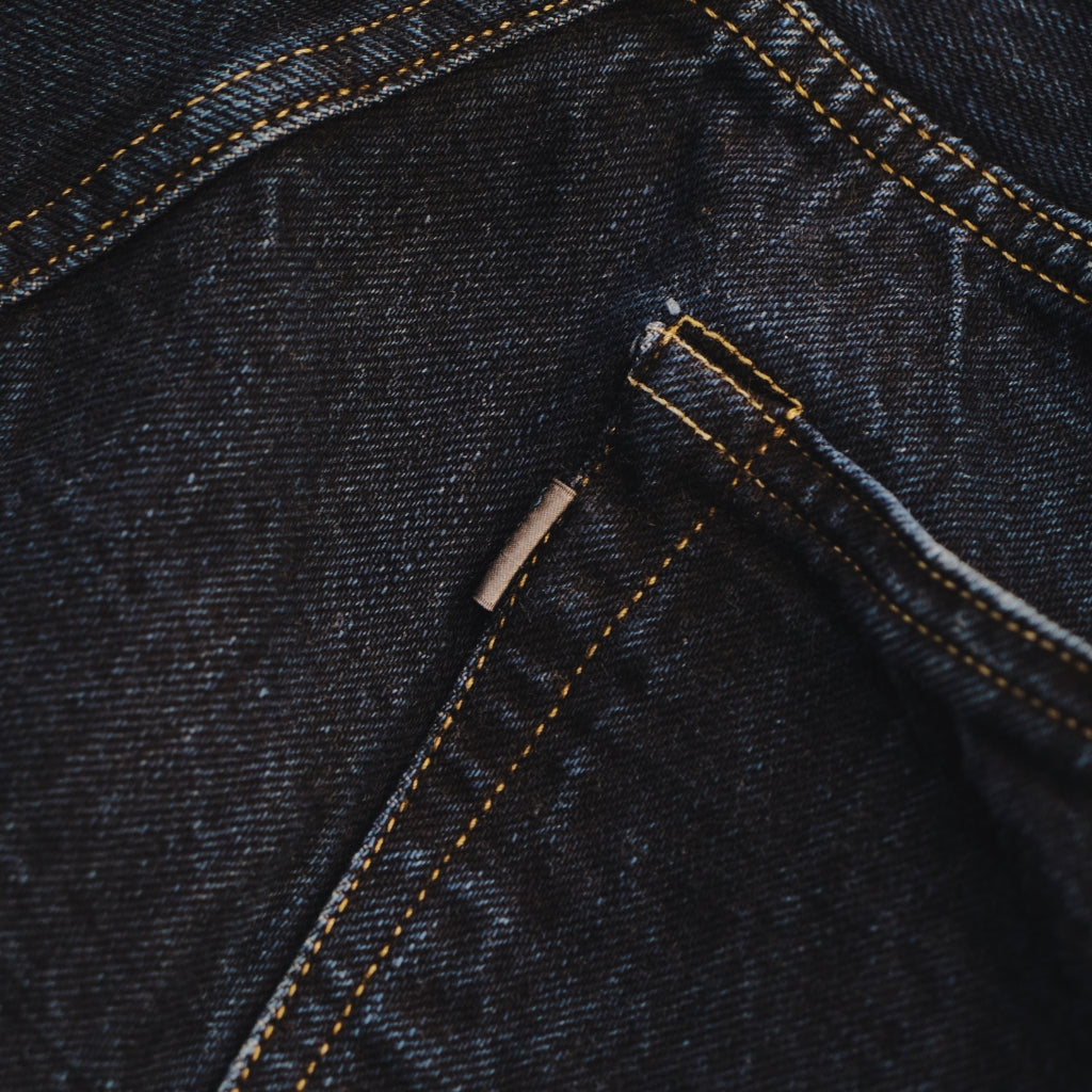 Omoto Denim 0615BCH 13.5oz. Sumi Overdyed Selvedge Jeans (Regular Straight)