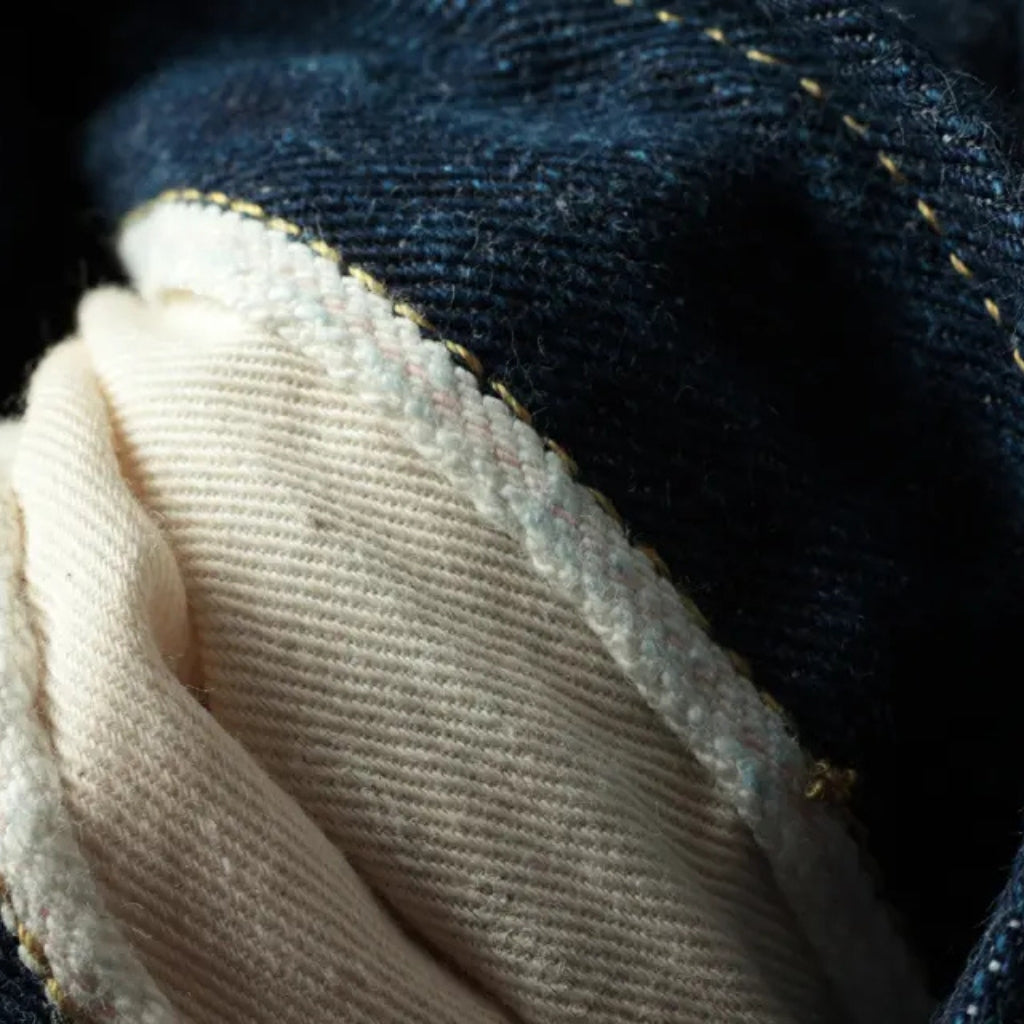 The Flat Head 12.5oz. Boa-lined Denim Jacket