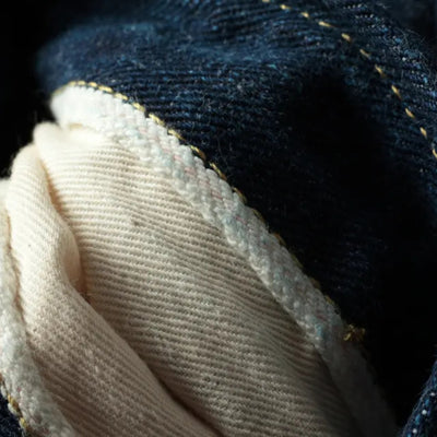The Flat Head 12.5oz. Boa-lined Denim Jacket