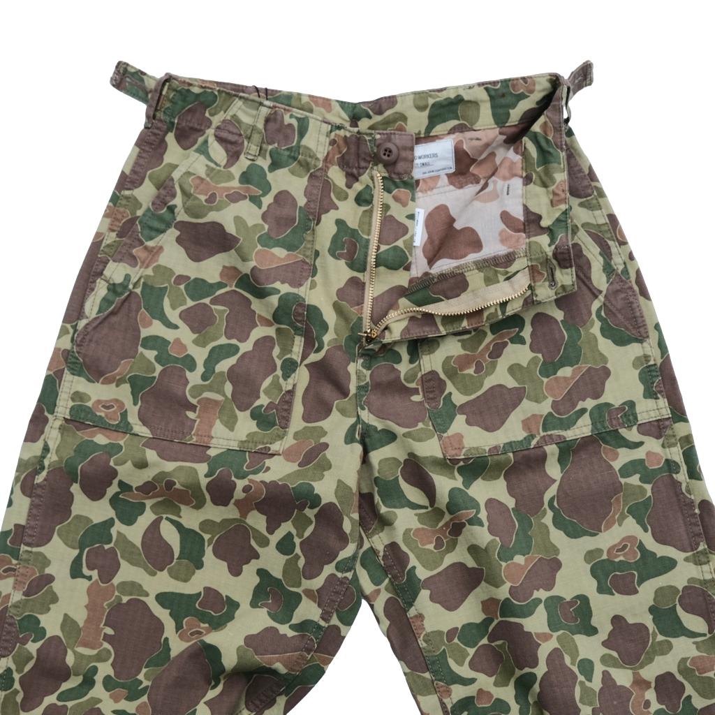 Big John "World Workers" Duck Hunter Camo Back Satin Fatigue Pants