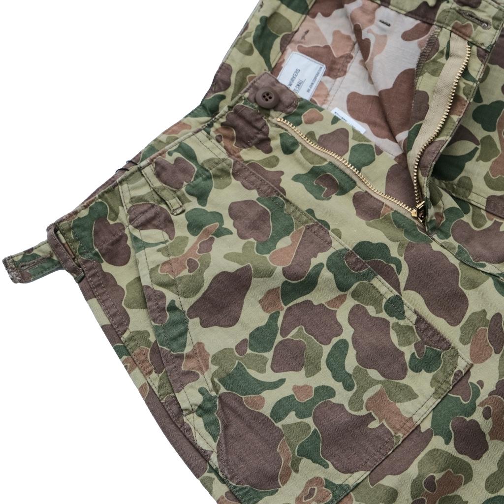 Big John "World Workers" Duck Hunter Camo Back Satin Fatigue Pants