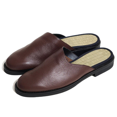 Liberato Tatami Mule Sandals (Dark Brown)