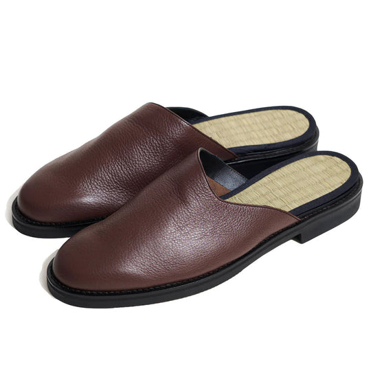 Liberato Tatami Mule Sandals (Dark Brown)