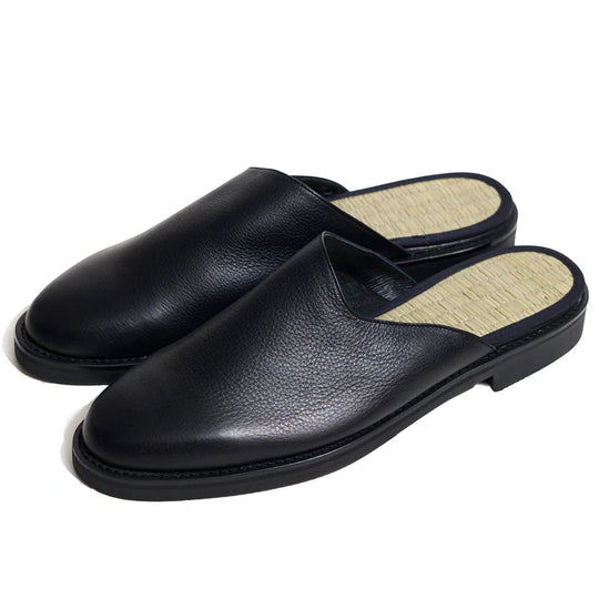 Liberato Tatami Mule Sandals (Black)
