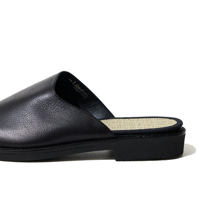 Liberato Tatami Mule Sandals (Black)