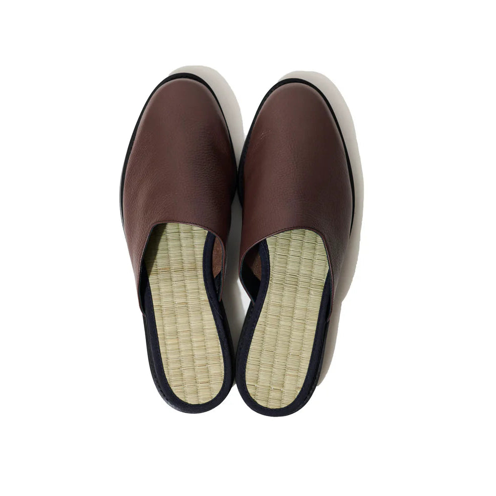 Liberato Tatami Mule Sandals (Dark Brown)
