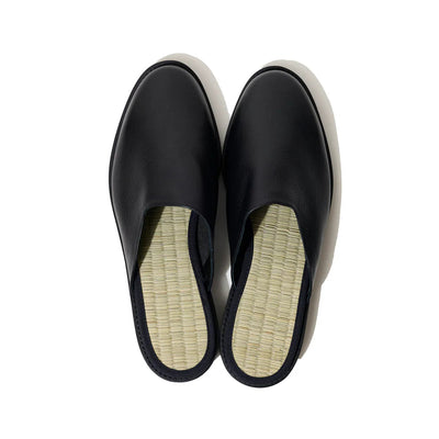Liberato Tatami Mule Sandals (Black)