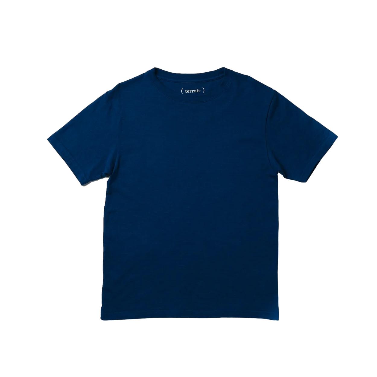 Terroir Natural Indigo Dyed Tee - Okayama Denim