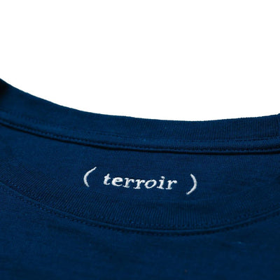 Terroir Natural Indigo Dyed Tee - Okayama Denim