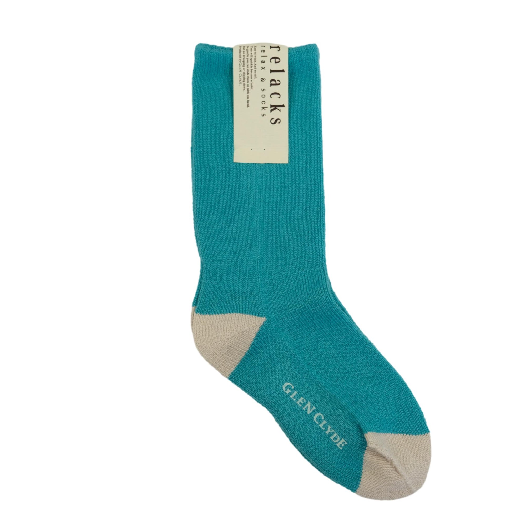 Chup Socks "Relacks" Plain (Turquoise)
