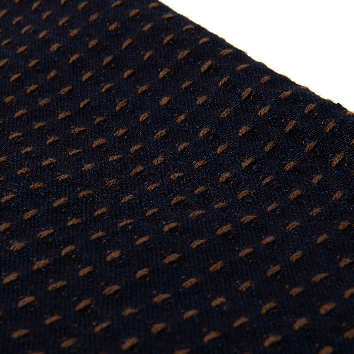 Studio D'Artisan "Kakishibu Sashiko" Denim Jeans (Relax Tapered)