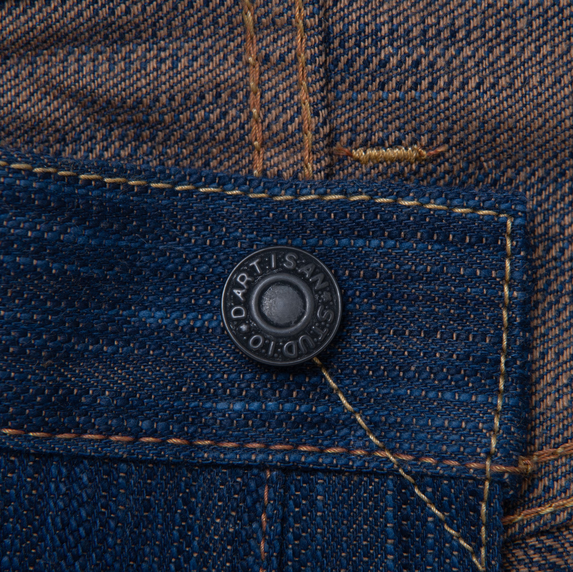 Studio D'Artisan "Awa Sho-Ai Kakishibu" Selvedge Jeans (Regular Straight)