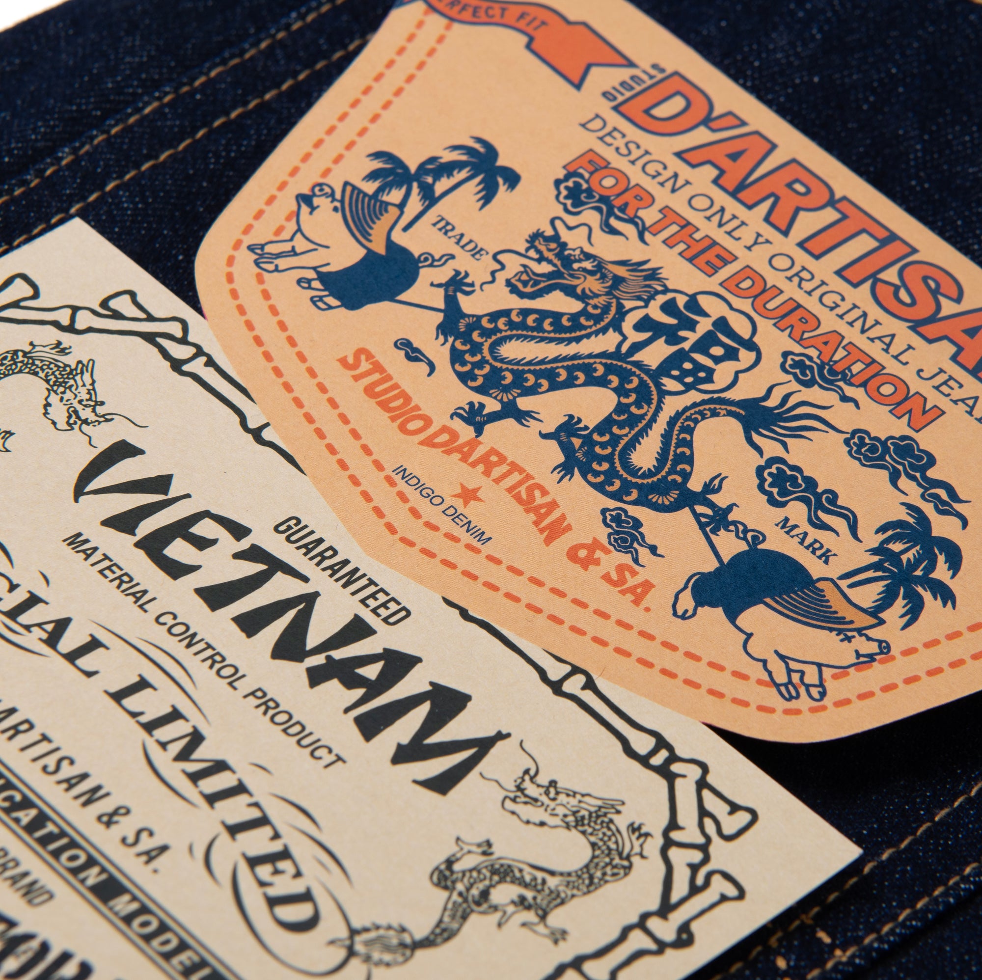Studio D'Artisan "Vietnam War" Selvedge Jeans (Classic Straight)