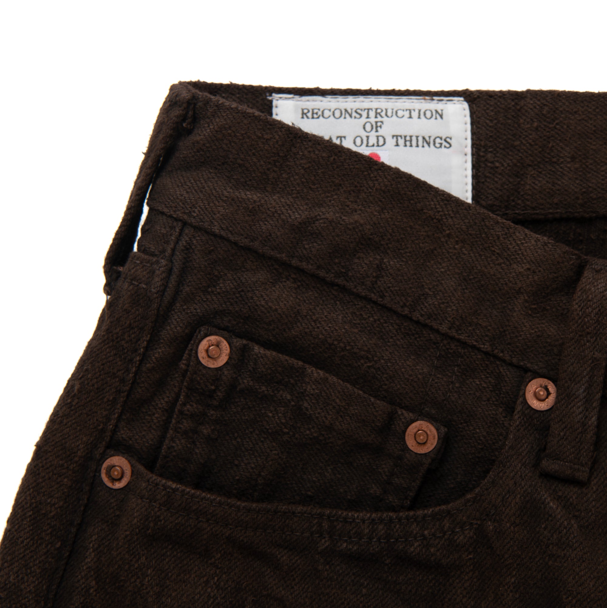 Studio D'Artisan GL3 "Amami Dorozome" Selvedge Jeans (Dark Brown)