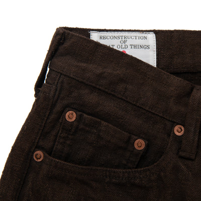 [Pre-Order] Studio D'Artisan GL3 "Amami Dorozome" Selvedge Jeans (Dark Brown)