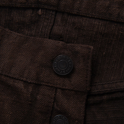 [Pre-Order] Studio D'Artisan GL3 "Amami Dorozome" Selvedge Jeans (Dark Brown)