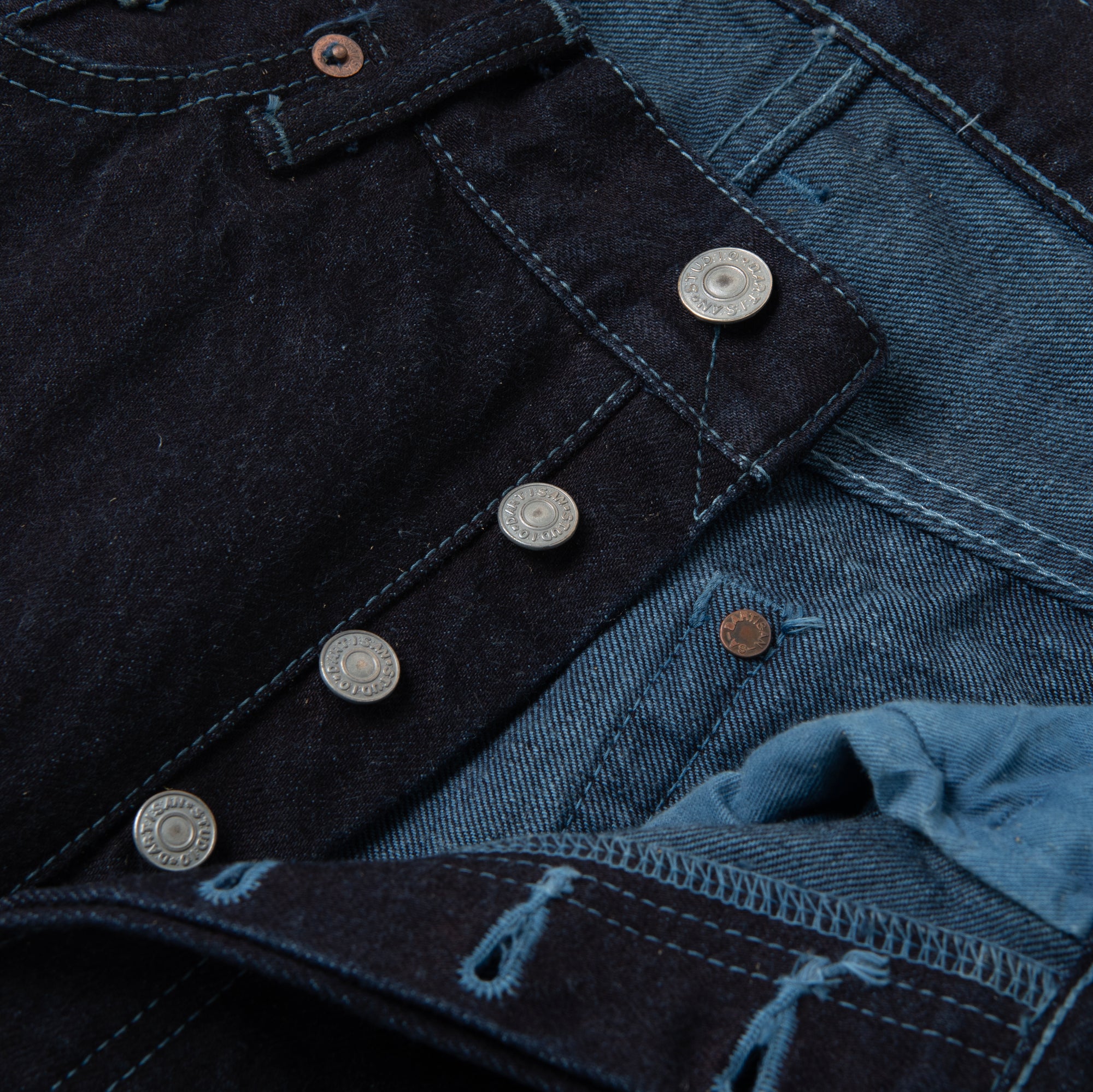 Studio D'Artisan "Kyoto Aqua Indigo" Selvedge Jeans (Regular Straight)
