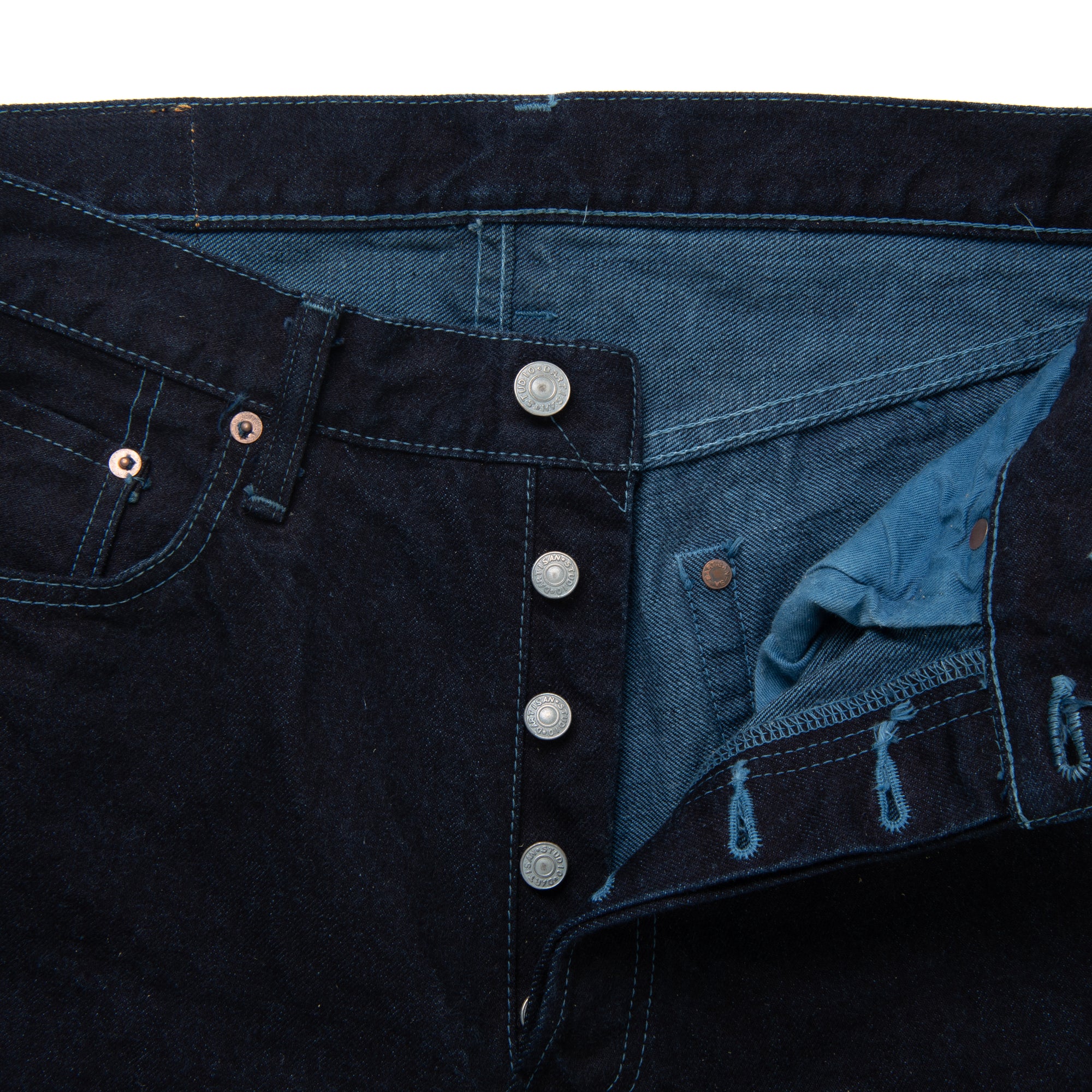 Studio D'Artisan "Kyoto Aqua Indigo" Selvedge Jeans (Regular Straight)