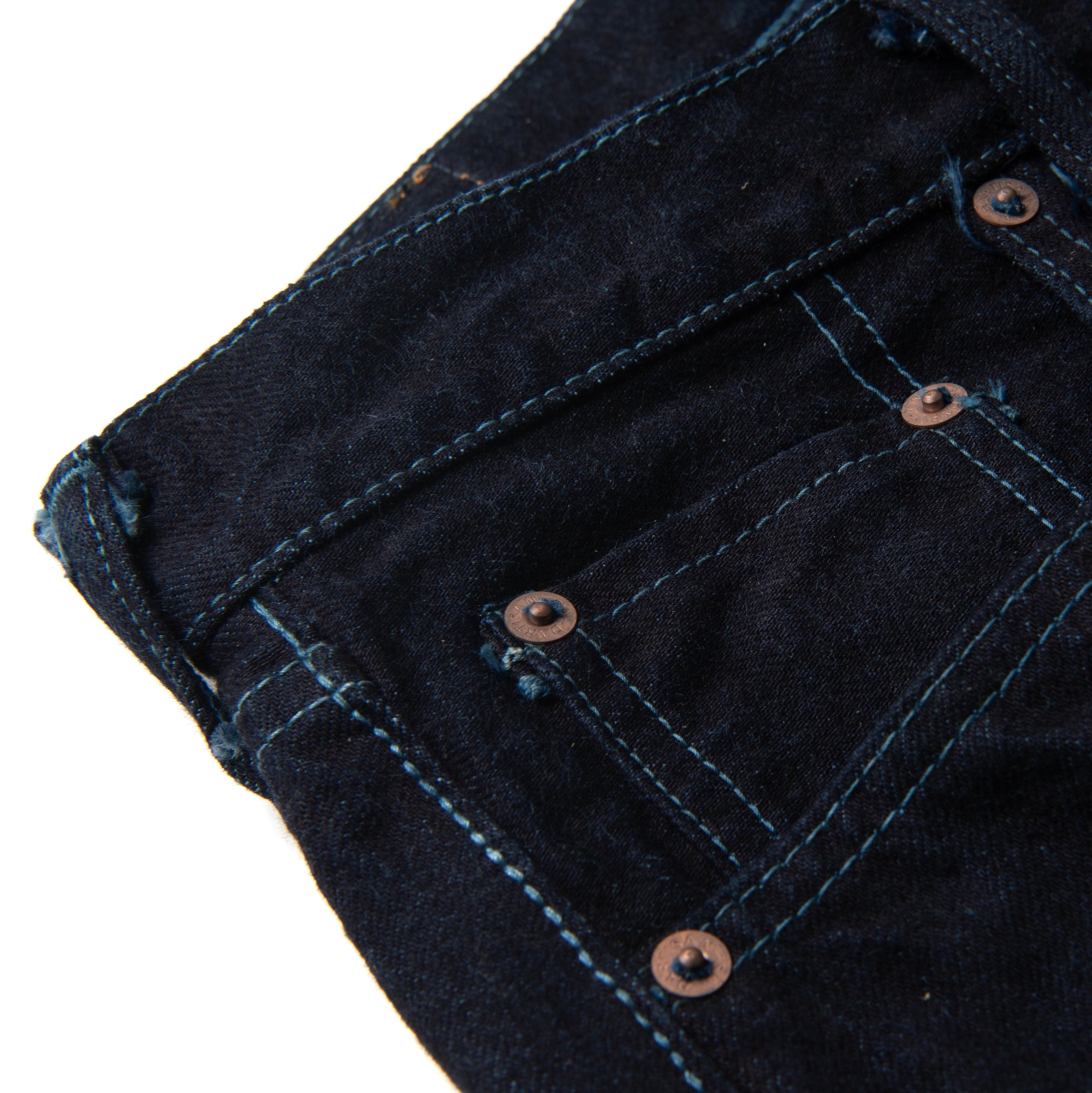 Studio D'Artisan "Kyoto Aqua Indigo" Selvedge Jeans (Regular Straight)