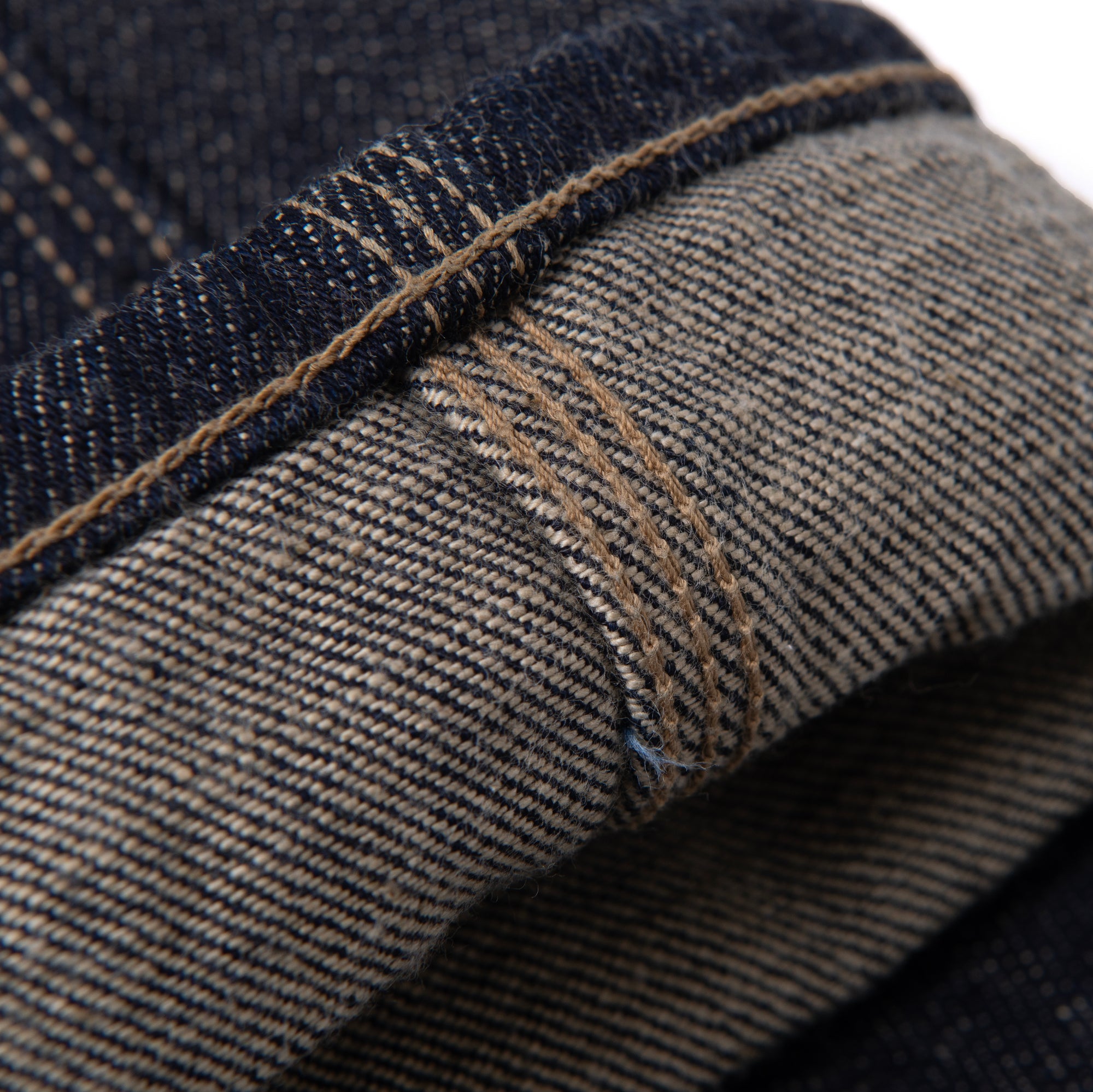 Studio D'Artisan "Fox Cotton" Denim Painter Pants