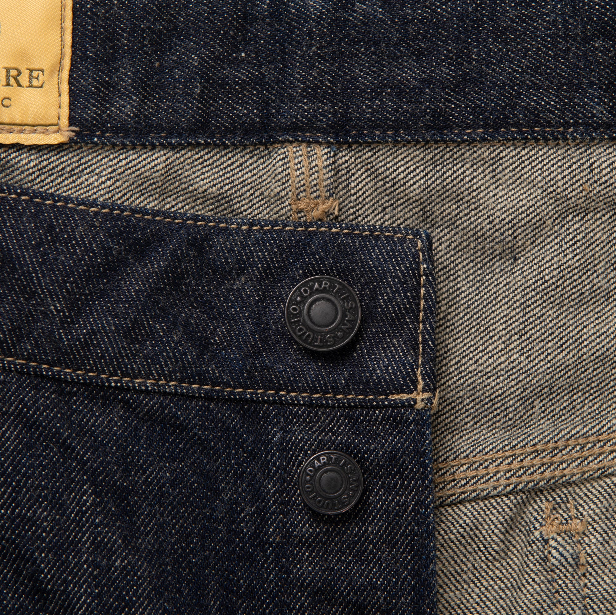 Studio D'Artisan "Fox Cotton" Denim Painter Pants