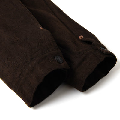 [Pre-Order] Studio D'Artisan GL3 "Amami Dorozome" Selvedge Jacket (Dark Brown)