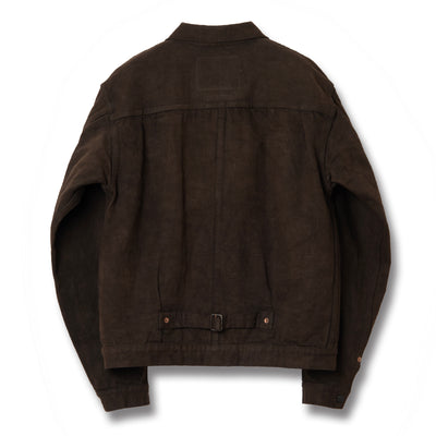 [Pre-Order] Studio D'Artisan GL3 "Amami Dorozome" Selvedge Jacket (Dark Brown)