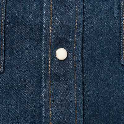 Studio D'Artisan Natural Indigo Denim Western Shirt