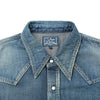 Studio D'Artisan "Crazy" Denim Western Shirt