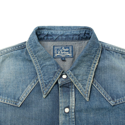 Studio D'Artisan "Crazy" Denim Western Shirt