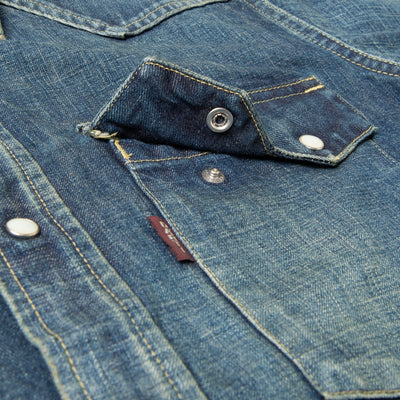 Studio D'Artisan "Crazy" Denim Western Shirt