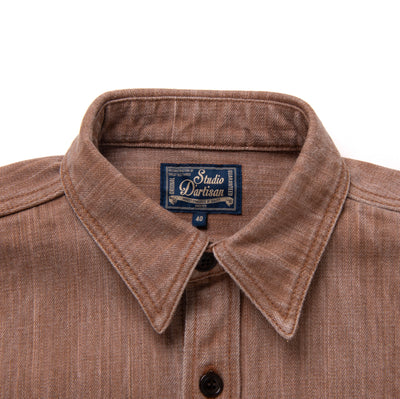 Studio D'Artisan "Kaki-Kyoku" Selvedge Denim Work Shirt