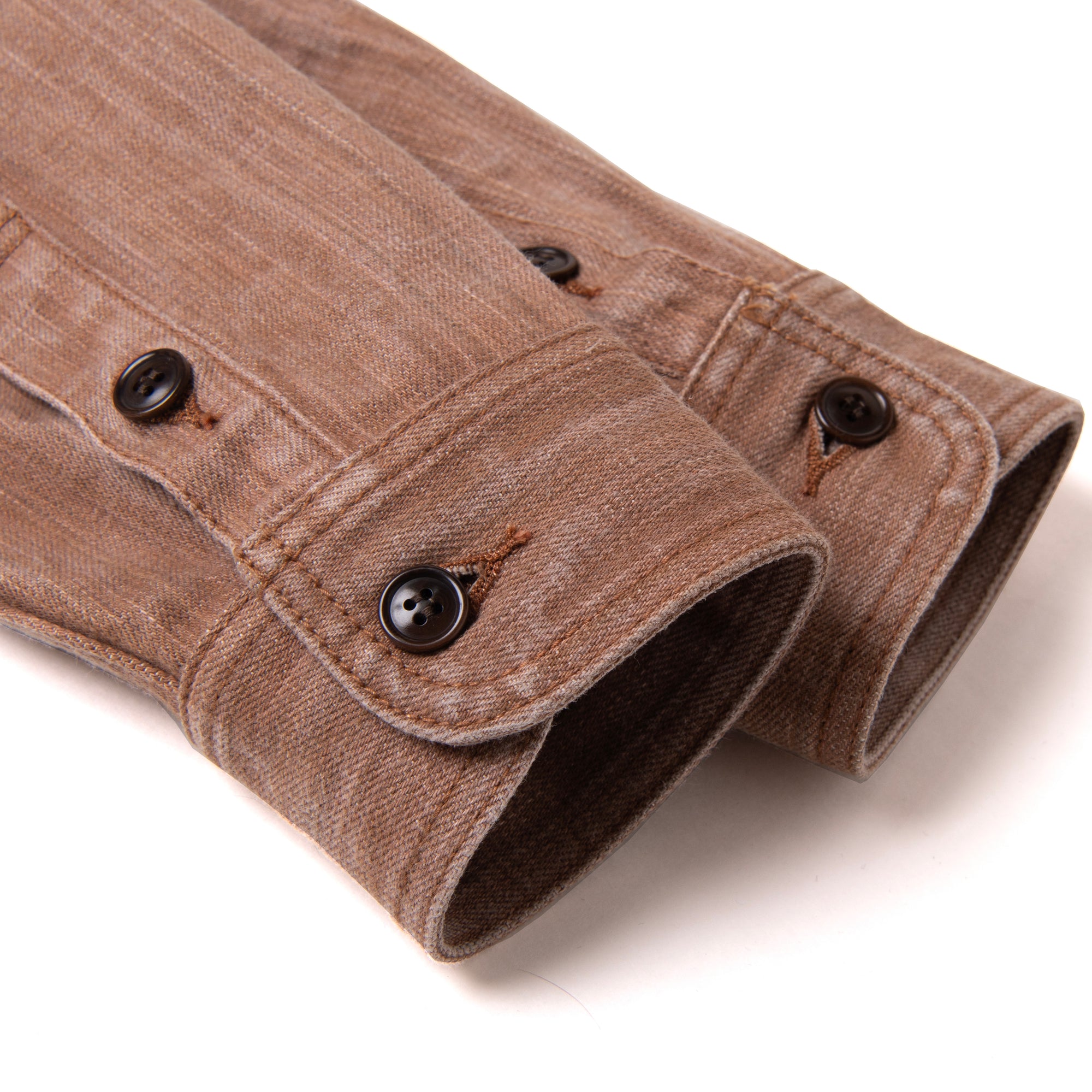 Studio D'Artisan "Kaki-Kyoku" Selvedge Denim Work Shirt