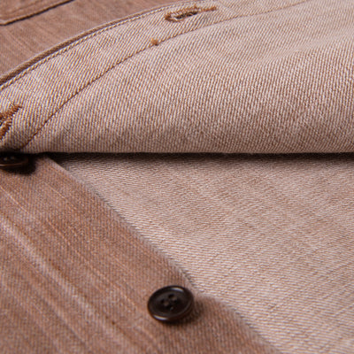 Studio D'Artisan "Kaki-Kyoku" Selvedge Denim Work Shirt