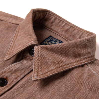 Studio D'Artisan "Kaki-Kyoku" Selvedge Denim Work Shirt