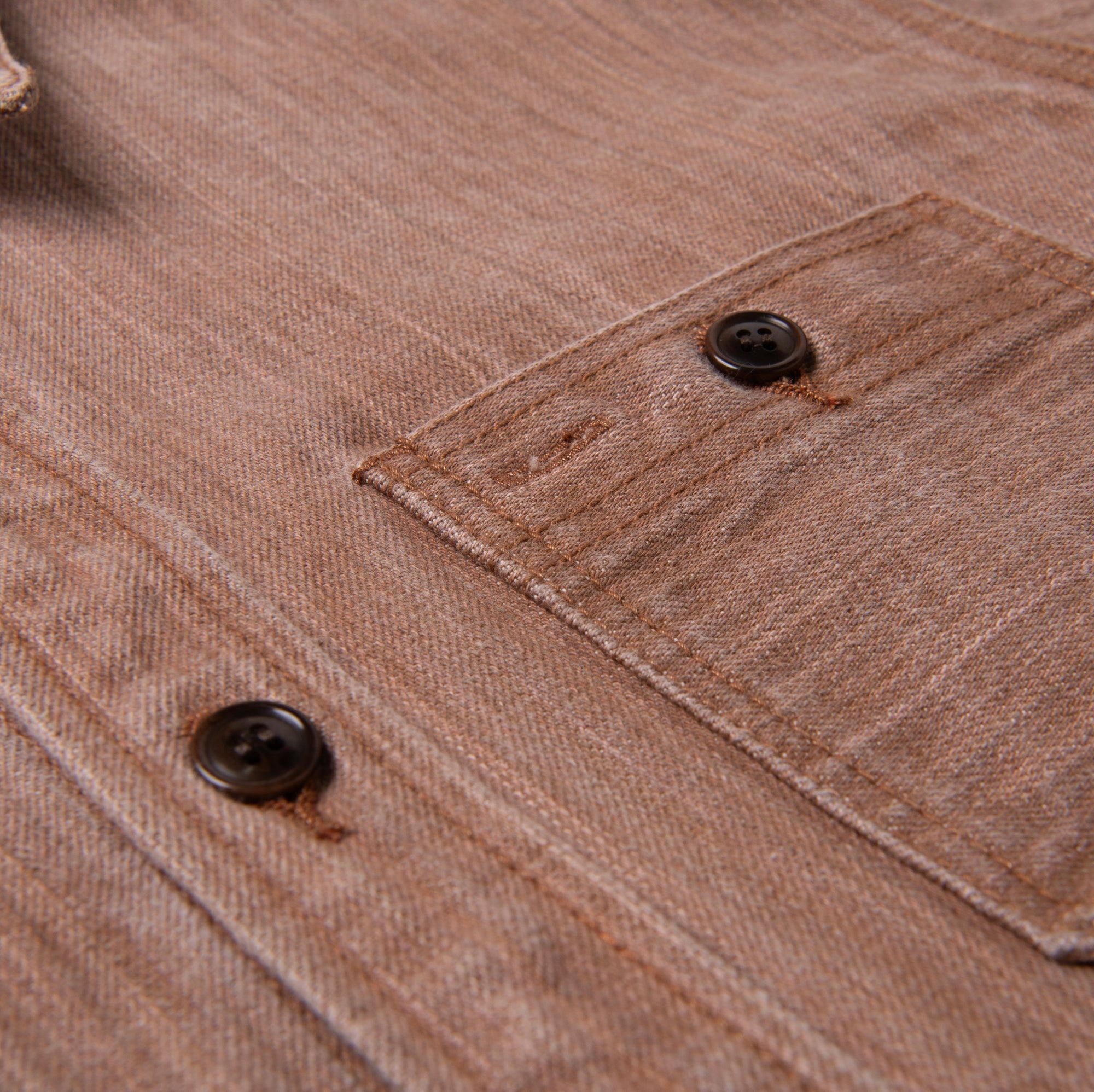 Studio D'Artisan "Kaki-Kyoku" Selvedge Denim Work Shirt