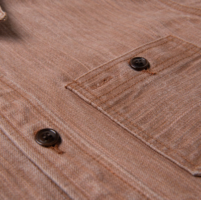 Studio D'Artisan "Kaki-Kyoku" Selvedge Denim Work Shirt