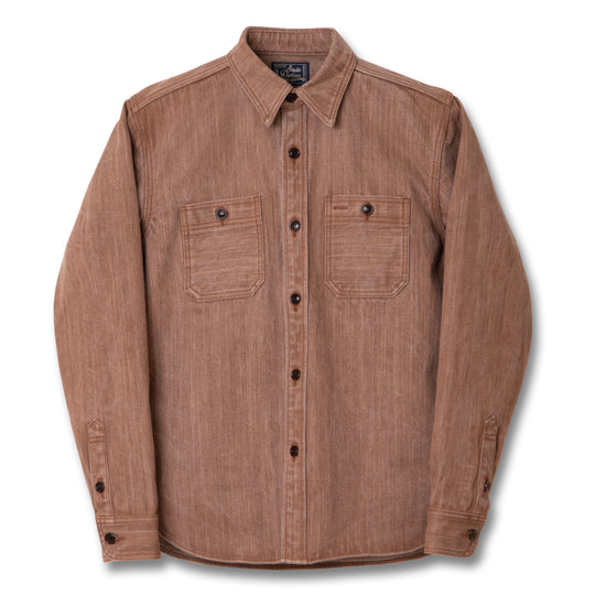 Studio D'Artisan "Kaki-Kyoku" Selvedge Denim Work Shirt