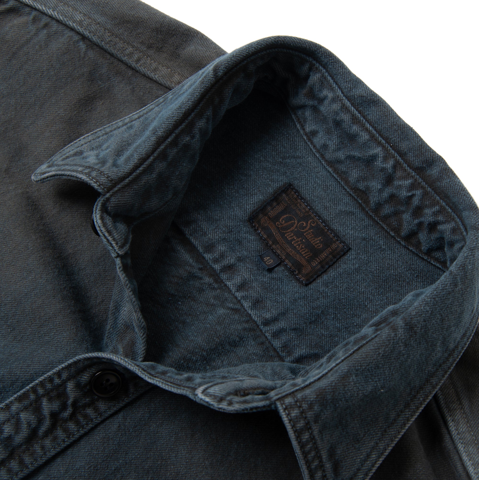 Studio D'Artisan "Kasane no Irome" Indigo x Kakishibu Work Shirt