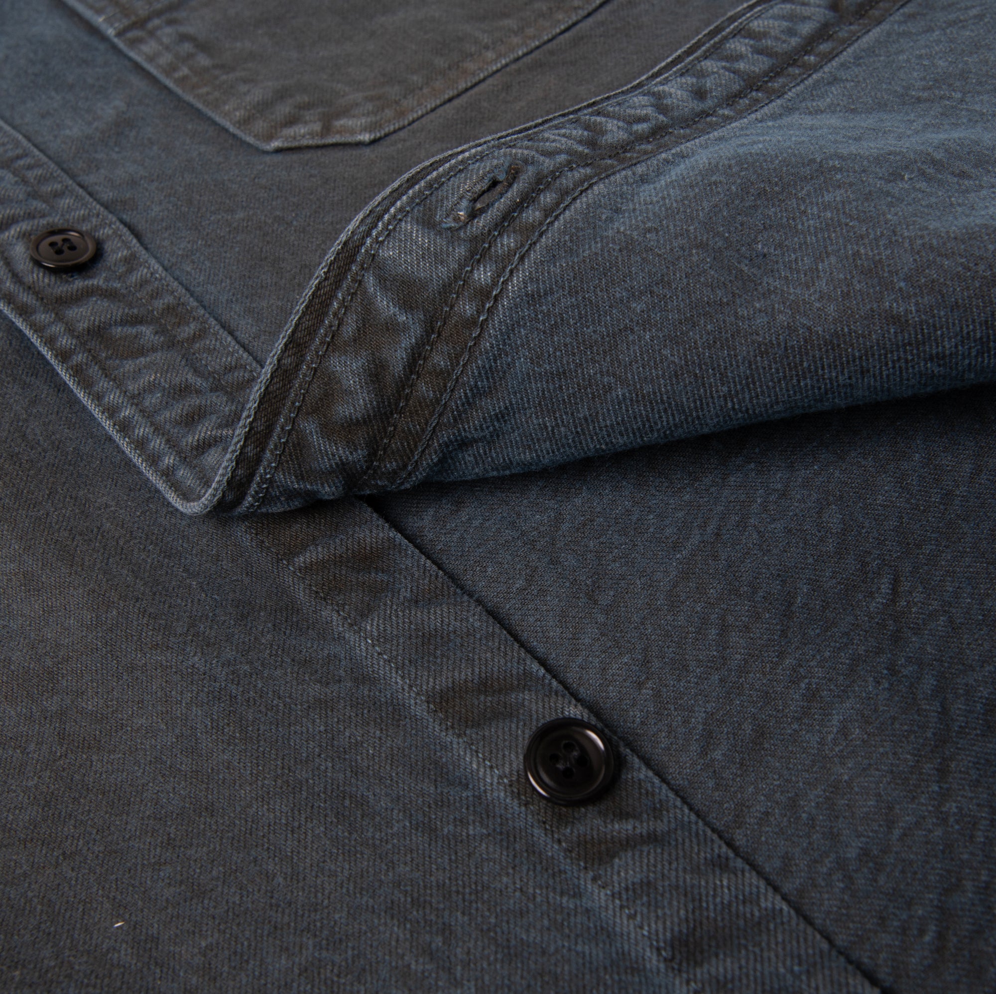 Studio D'Artisan "Kasane no Irome" Indigo x Kakishibu Work Shirt