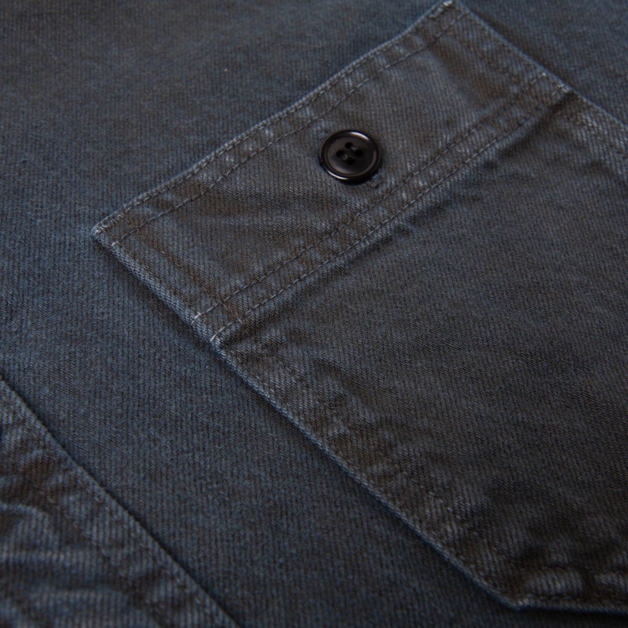 Studio D'Artisan "Kasane no Irome" Indigo x Kakishibu Work Shirt