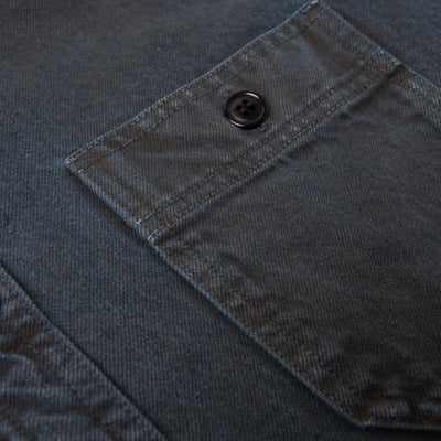 Studio D'Artisan "Kasane no Irome" Indigo x Kakishibu Work Shirt