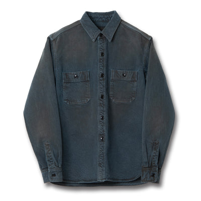 Studio D'Artisan "Kasane no Irome" Indigo x Kakishibu Work Shirt