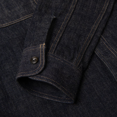 Studio D'Artisan "Fox Cotton" Denim Work Shirt