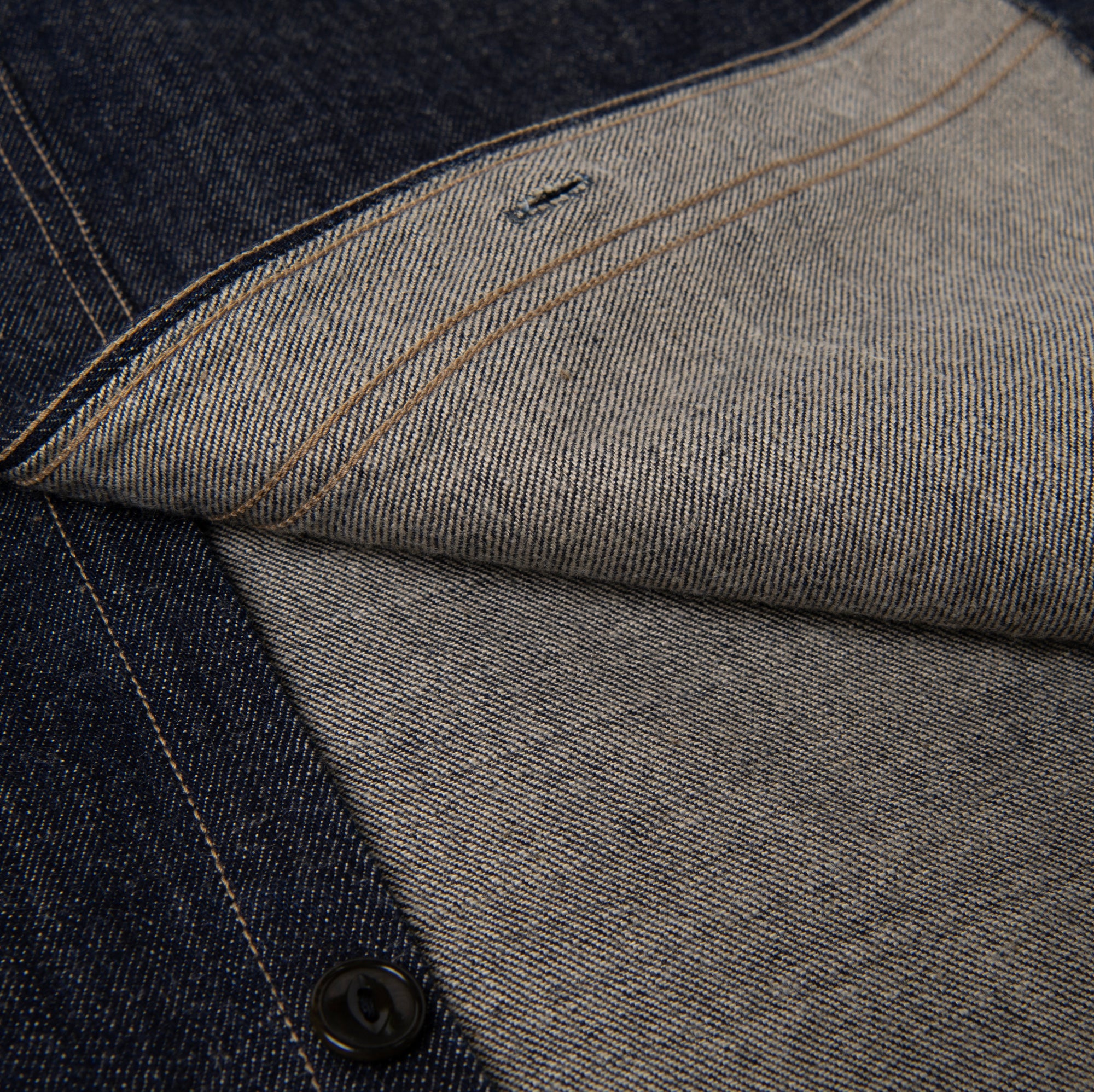 Studio D'Artisan "Fox Cotton" Denim Work Shirt
