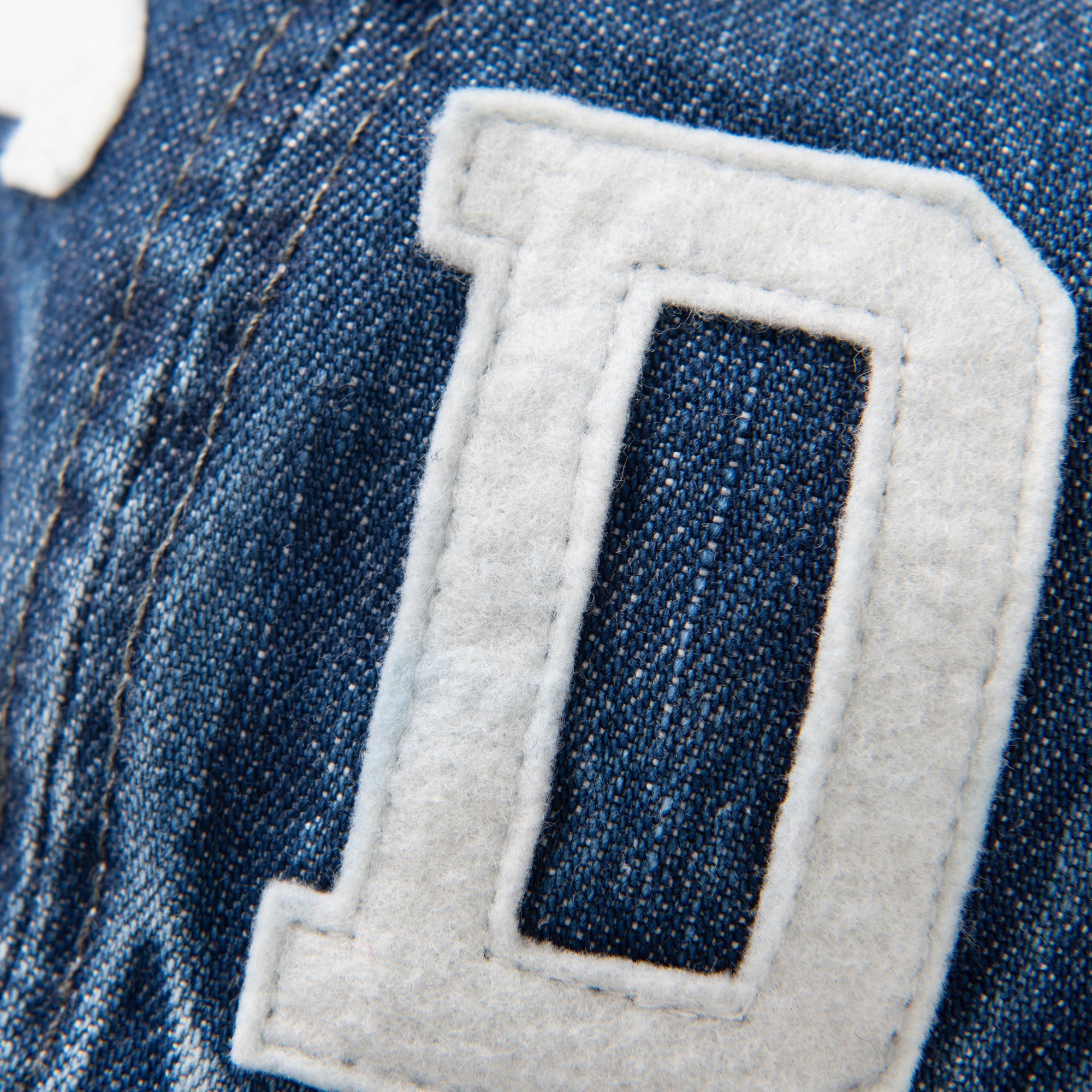 [Pre-Order] Studio D'Artisan Distressed Denim Baseball Cap - Okayama Denim